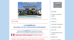 Desktop Screenshot of chambredhotes-caussade-lacadanellau.com